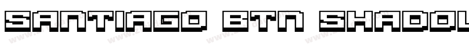 Santiago BTN Shadow字体转换